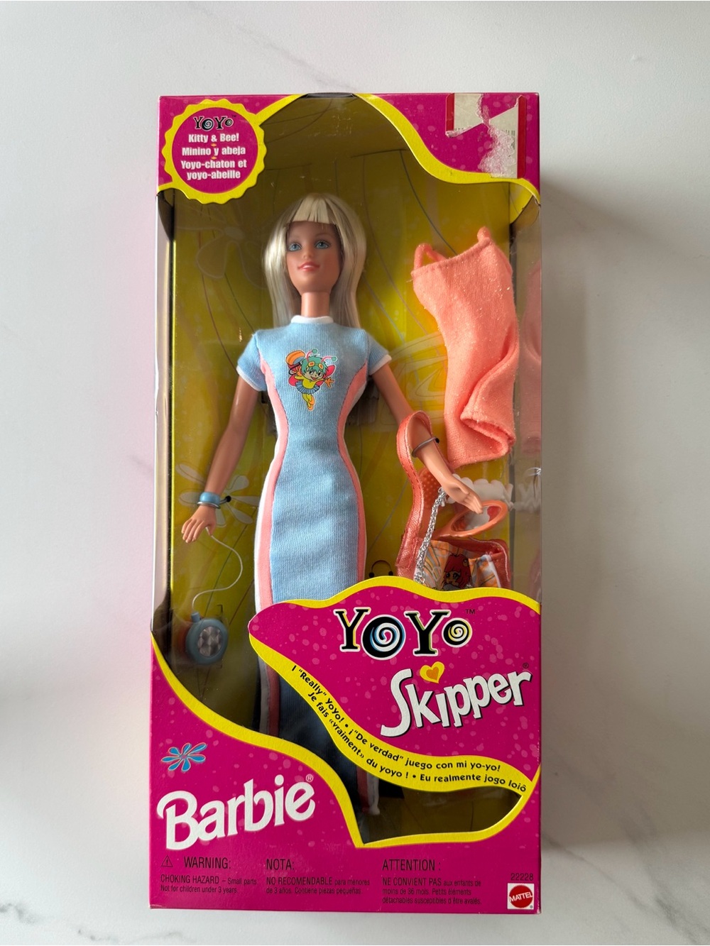 Vintage 1998 Barbie Totally YoYo Skipper Doll #22228 NRFB